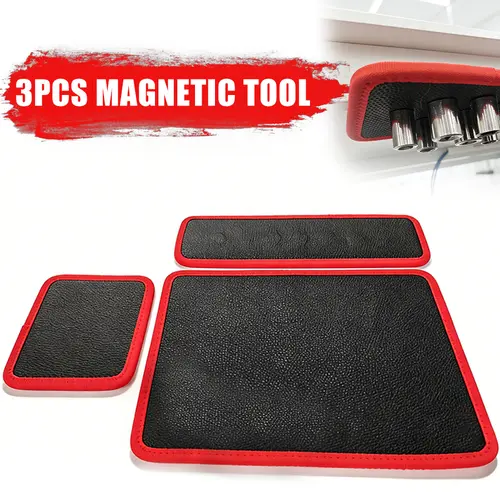 Magnetic Tool Mat & Holder | Flexible Magnetic Tray for Garage Workshop, Scratchproof PVC Surface with Non-Slip Grip | Auto Repair, Toolbox Organizer for Mechanics & DIY#summerfinds toolupgrade
