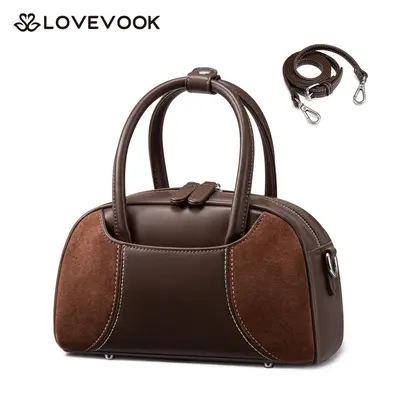 LOVEVOOK 3-in-1 Versatile Swing Zip Boston Bag - Small Purses for Women, Trendy Handbags Mini Vintage Hobo Clutch with Detachable Strap,Perfect Gift Choice,DealsForYouDays