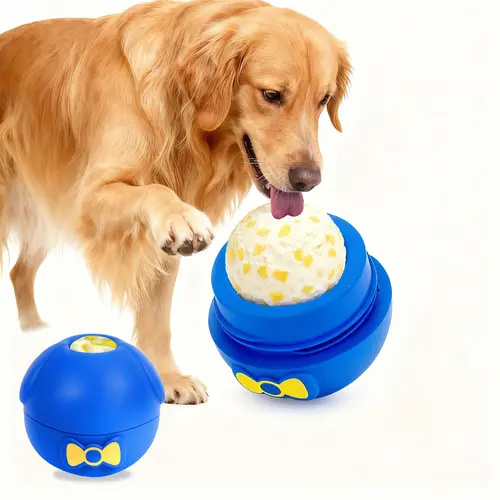 YIPETOR  Doggy Ice Pop Toy | DIY Frozen Snack Maker Slow Feeder | Reusable Interactive Puzzle for Anxiety Relief  Silicone Chew