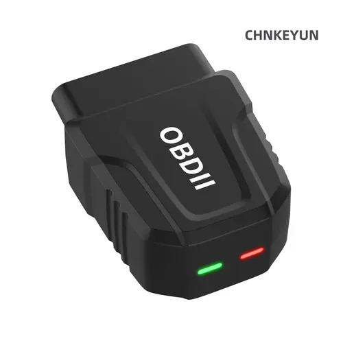 Automotive Bluetooth OBD2 Diagnostic Scanner Tool - Compact, Reliable Car Code Reader for iOS & Android, 6 Maintenance Services, Smog Check, Trouble Code Clearing, DTC Reading, Real-Time Sensor Data Retrieval, Accurate Results for Mechanics, Automotive Di