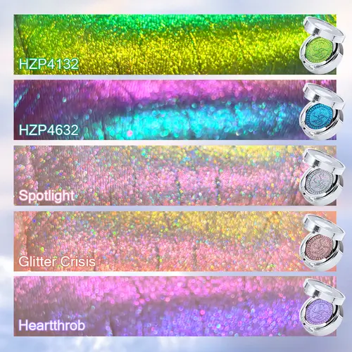 SE SHEENEFFECT Multichrome Eyeshadow & Highlighter - Color-Shifting Glittery Metallic Cosmetic, Glossy Finish, Brightening, Alcohol-Free, Mermaid Makeup with Bling Effect & Radiant Glow for Adults, Glittery Eyeshadow, Metallic Eyeshadow
