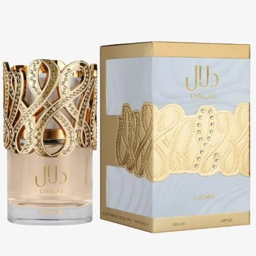Lattafa Dalal Women's EDP Perfume Spray - 100ml Scented Floral Fruity-Vanilla Musk, Floral Jasmine, Long-Lasting Women's Perfume for Everyday Wear, Scented Perfume
