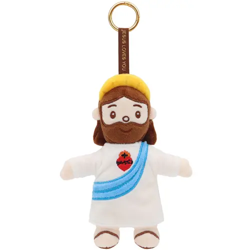 Yelakey Jesus Plush Keychain 6.3" Virgen de Guadalupe Stuffed Doll 2PCS Christian Stuff Plushie for Church Sunday School Religious Easter Baptism Gift with Gift Box tiktokshopbacktoschool