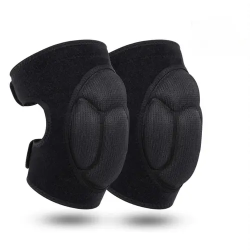 Adult Work Safety Knee Pads with Thick EVA Foam - Anti-Slip, Adjustable Fit, Impact Relief - Construction Accessories for Gardening, Construction Work - 1 Pair (Black),summerwins