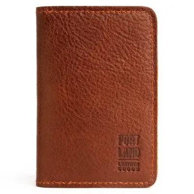 Portland Leather Leather Modern Passport Holder - Travel Ready Organization - Leather Holder, Card Slots, Slim Profile, Secure Fit