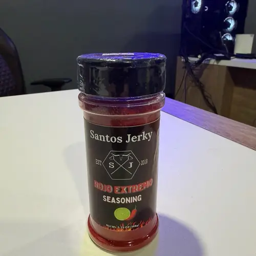 Santos Jerky ROJO EXTREMO Spicy Mexican Chili Powder Seasoning, Family-Owned, 1 lb Dried Snack