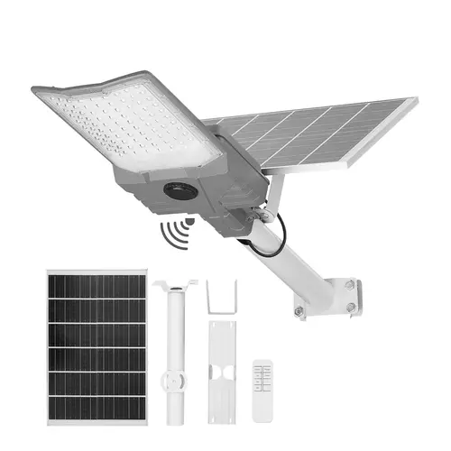 【Summerfinds】VEVOR 12000W Solar Street Light Outdoor,900000LMHigh Powered Commercial Parking Lot Light Dusk to DawnSplit Type LED Flood Security Lamp with RF Remote ControlIP65 Waterprooffor Driveway Yard 