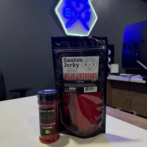 Santos Premium Jerky Seasoning and Bag Bundle - For Making Spicy Dry Snacks, Carne Seca