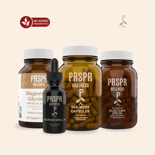 PRSPR Wellness Anti-Inflammatory Daily Supplement Pack - Natural Dietary Capsules with Minerals, Magnesium Complex, Comprehensive Nutrition, Health Supply for Body Health, Magnesium Complex Supplement, Dietary Supplement Capsules