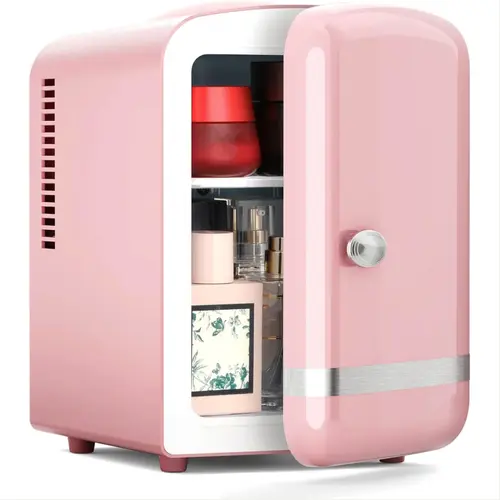 Antarctic Star 4L Compact Mini Refrigerator - Thermoelectric Portable Fridge with AC/DC Dual Power, Cooling & Warming Modes, for College Dorms, Offices, Road Trips, Storing Snacks, Household Items