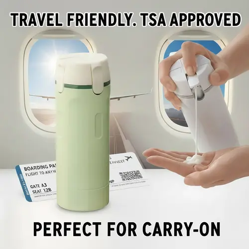 10ml Premium Eco-Friendly 4-in-1 Reusable Refill Bottle with Lid & Leak Control - Durable, Dustproof, Foldable White Home Organizer Travel Container for Shampoo/Bodywash, Luggage Storage, Vanity Use, Cosmetic Organisers Compatible, Maintains Freshness, Tr