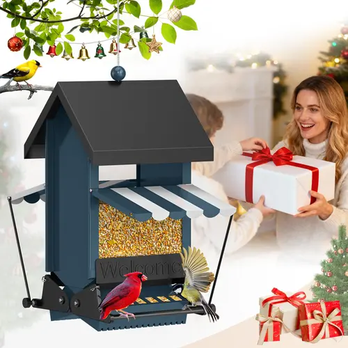Squirrel-Proof Wildpark Bird Feeder – Perfect for Your Backyard! Durable, Beautiful & the Ideal Gift for Mom & Dad