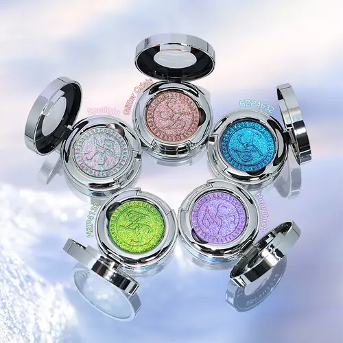 SE SHEENEFFECT Multichrome Shimmer Cosmetic Eyeshadow Palette & Face Highlighter - High Pigment, Brightening, Long-Lasting, with Matte, Metallic & Glitter Finishes for Bold Looks, Regular Edition, Colorful Eyeshadow