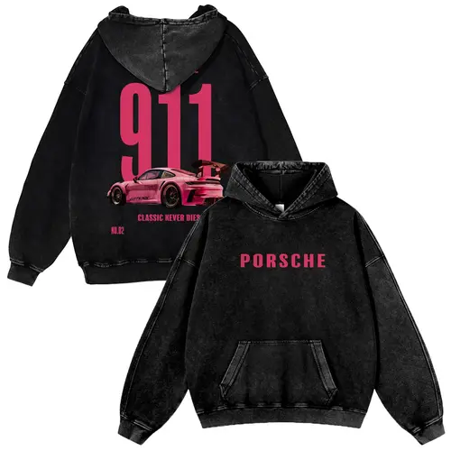Men's Vintage Washed Graphic Hoodie - Unisex Cotton Blend Oversize Regular/Plus Size Soft Thick Long Sleeve Pullover, Basics for Casual Streetwear Spring Outfits, Matches Jeans, Ideal as Women's Graphic Tops