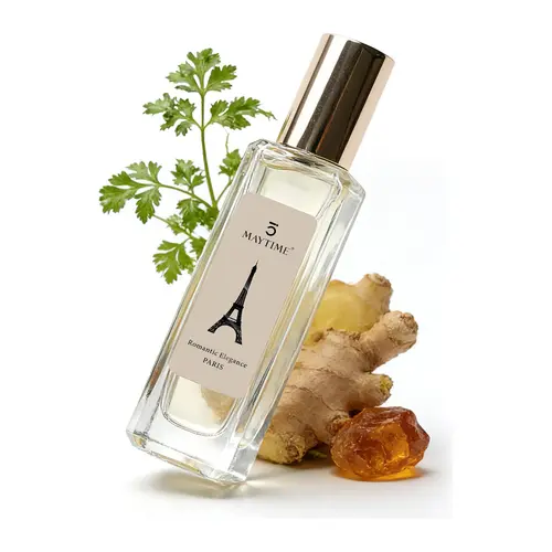 Maytime Paris Scented Journeys Unisex 30ml EDP Fragrance - Long Lasting Perfumes, Smell Good All Day, Leakproof Travel Size, Grapefruit Ginger & Amber Notes, Spicy Woody Scent, Romantic Elegance, Ideal for Dates, 24 Months Shelf Life