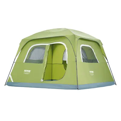 【FathersDayGift】VEVOR Camping Tent, Waterproof Lightweight Backpacking Tent, 10 x 9 x 6.5 ft Fit for 3-6 Person, Easy Setup, with Door and Window, for Outdoor Family Camping, Hiking, Hunting, Mountaineering Travel