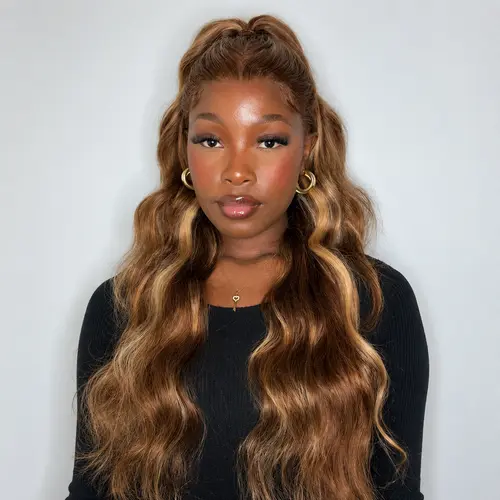 Anyweek 250% Density Curly Human Hair Wigs 13x6 HD Transparent Lace Frontal Wigs Brazilian Deep Curly Pre Plucked Human Hair Wigs Deep Wave Lace Frontal Wigs for Women