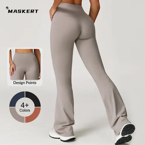MASKERT Women's High Waisted Leggings Tummy Control Butt Lifting for Training & Casual Wear summerwins Activewear For Fitness Gym Sportswear Bottoms