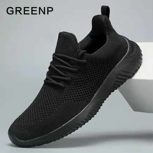 GREENP Men's Casual Lace up Low Top Running Shoes,Comfortable  Lightweight Breathable Sports Running Shoes, Perfectfor Students and Outdoor Sport
