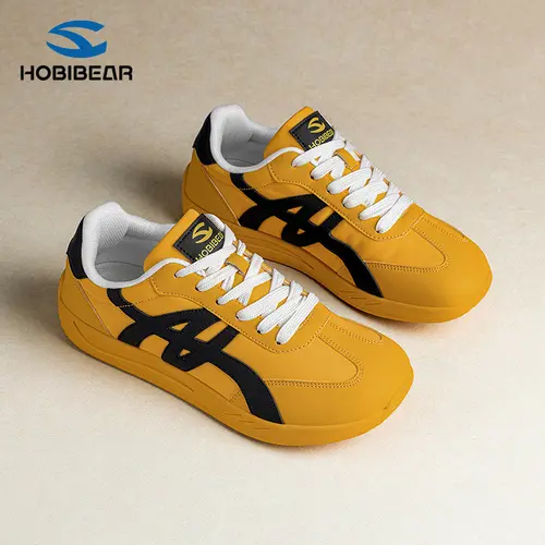 HOBIBEAR wide-headed shoes spring and autumn large-size casual shoes breathable and comfortable sports shoes, outdoor light single shoes