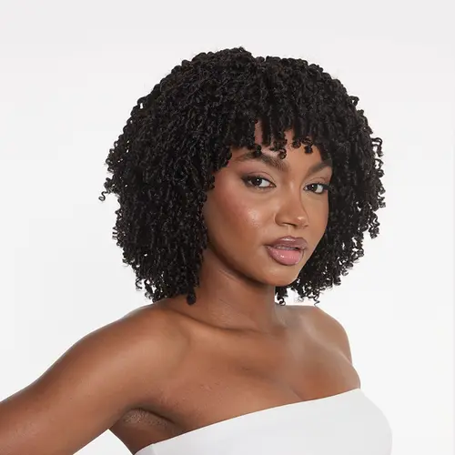 [New Arrival] Frodio Veralux™ Fiber Micro Twist Wig with Bangs Short Braided | Ready To Go, Shaggy Wig With Bang #summervibes#SohoChic
