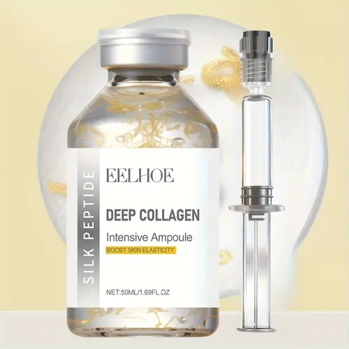 Peptide Serum for Face, Firming Anti Aging Anti Wrinkle Skin Repair Serum Ampoule, Deep Collagen Serum Facial Essence with Collagen and 30 Peptide Complex, 72-Hour Moisturizing, Hydrating, Unscented Drops for All Skin Types, Bright Glowing Skin