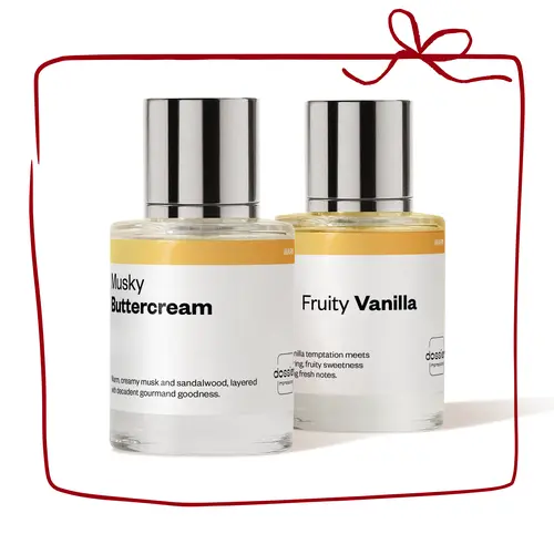 NEW TikTok EXCLUSIVE, Fruity Vanilla x Musky Buttercream, Dossier, Women Perfume, 2x50ml, Eau de Parfum