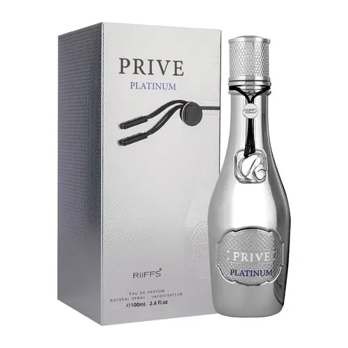 Riiffs Prive Platinum for Men Eau de Parfum Spray, 3.4 Ounce