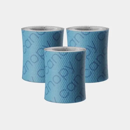 Canopy Original Bedside Humidifier Filter 2.0 - 3-Pack MERV 5 Antimicrobial Wood Pulp Filter Device, Fits Bedside & Nursery Humidifiers, Captures Dust, Replace Every 6 Weeks, Filter Device Humidifier