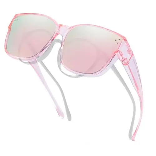 FitOver Sunglasses Over Prescription Glasses for Women Men Polarized Fit Over Shade with UV Protection SG3092