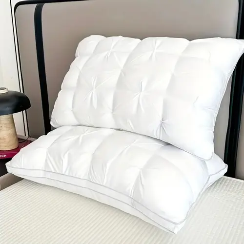 UFIST 2-Pack Luxury Hotel Collection Pillows: Ultra-Supportive for Deep Sleep & Neck, Resilient High-Loft Core, Hypoallergenic Plush Cover, Cooling, Neck Pillows & All-Season Comfort - Ideal Gift