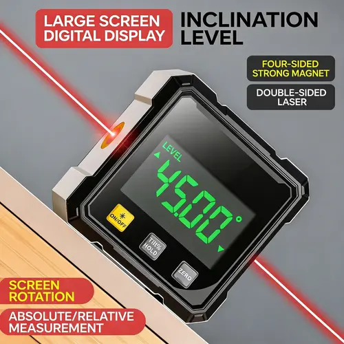 Digital inclinometer/electronic level