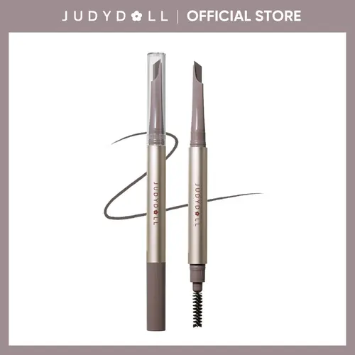 JUDYDOLL Precision Auto Brow Pencil, Brow Pen, Makeup, Waterproof, Ultra-Fine Mechanical Pencil, Eyebrow Retractable Definer Pencil, Smudge Proof, Dual-Sided Brow Brush, Friendly for Beginners, Refresh Look, Summerwins,back to school
