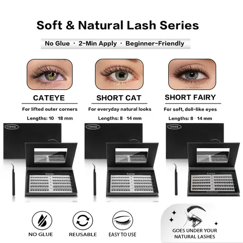 Cofier No-Glue Lash Collection (Video Exclusive)