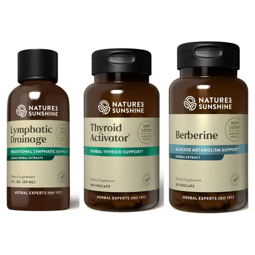 Depuff Trio: Lymphatic Drainage, Berberine, Thyroid Activator