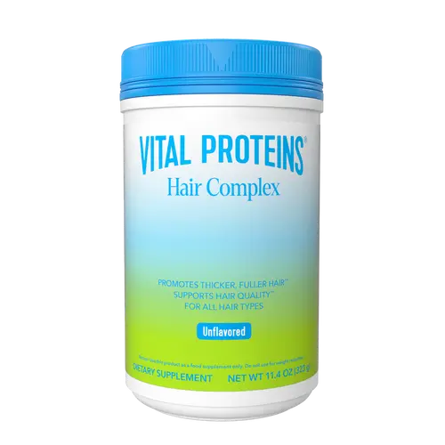 Vital Proteins Collagen Peptides + Biotin 10000mcg Hair Complex, Hair Growth Supplement