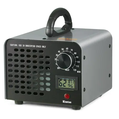 【toolupgrade】VEVOR 12000mg/h Ozone Generator Ionizer Air Purifier, 0-120 Minute Timer, Stainless Steel Plates, 7.75x6.89", 3.53lbs, 300m² Coverage for Home, Car, Office - Pet, Smoke, Mold Odor Removal,dorm essentials,home essentials