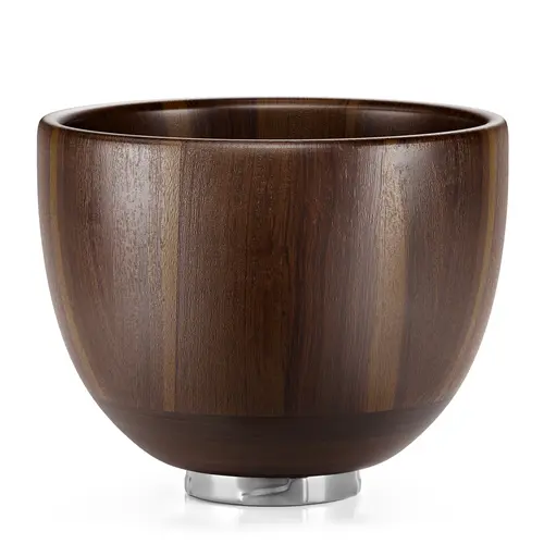 SpaceAid Wooden Bowl for Stand Mixer – Acacia Wood Mixing Bowl, 4.5–5 QT Tilt-Head Compatible