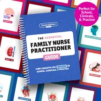 The Essential Family Nurse Practitioner Guide, Print Book for School Use - Customized, Organized Practice Resource, Desk Reference, Daily Desk Ref