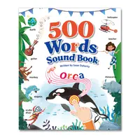 Timetome English Interactive Educational Toy for Kids 1–6, Sound Book for Early Language Learning, Interactive Educational Toy with 500 Words & 22 Themes, Perfect Gift Idea for Toddlers,early learning