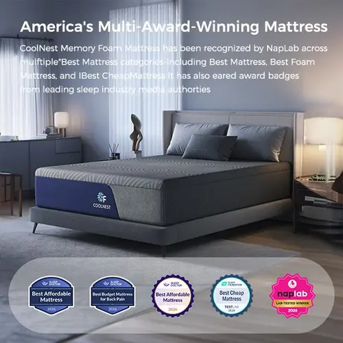 SN SWEET NIGHT Weightless Ergonomic Mattress - 5-Zone Support, 8°C Cooling, Fiberglass-Free, Temperature Regulation for Adults, Queen Size Mattress, King Size Mattresses, Cooling Bedding