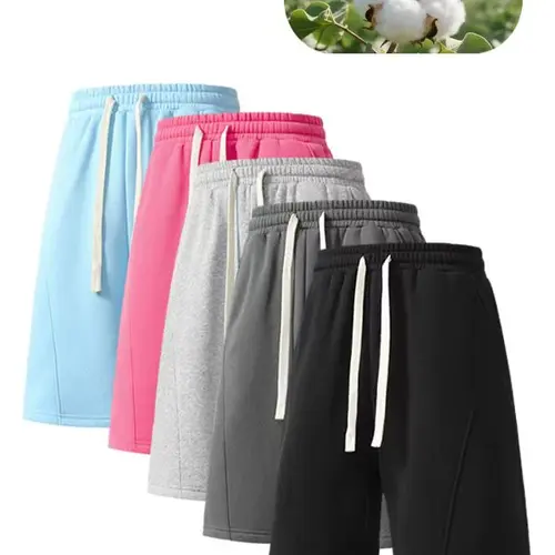 Men's Solid Pocket  Waist Shorts, Lightweight Breathable Shorts, Casual Breathable Comfortable Shorts for Running Gym Workout, Men's Bottoms for All Seasons