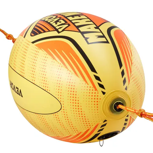 【SummerFinds】VEVOR Booster Ball, Towable Tube Rope Performance Ball, Thickened PVC Inflatable Booster Balls for Boating and Water Sports - with High Tensile Strength Rope and Speed Safety Valve
