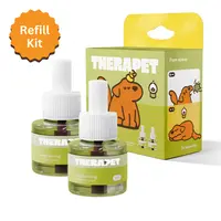 TherapetMD Dog Calming Diffuser Refill Kit (2-Pack, 60-Day Supply) Dog Pheromone Refills - Helps with Stress, Separation, Pee Accidents, Barking, & Destructive Behaviors. Use with TheraPet MD Diffuser Only