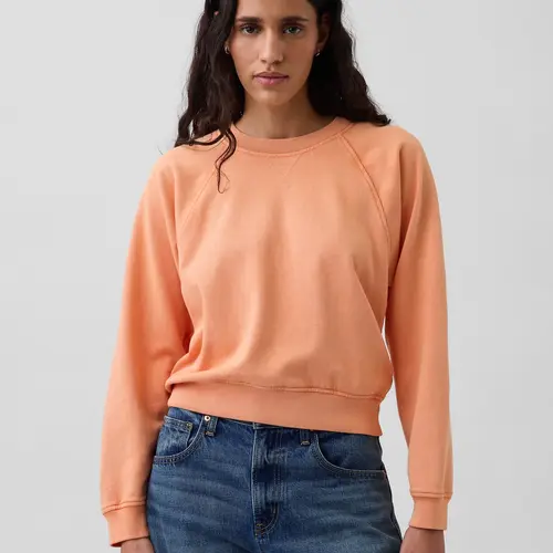 Gap Women's VintageSoft Terry Raglan Sweatshirt