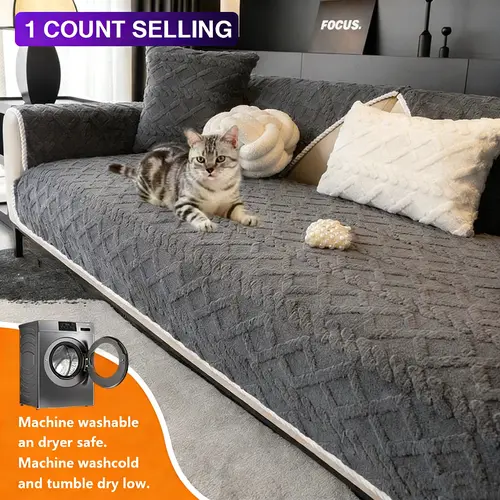 Pet-Friendly Sofa Pad, All-Season Modern Design, Living Room Bedroom Home Decor, Suitable for Kittens, Cats and Dogs, Sofa Cover Protector