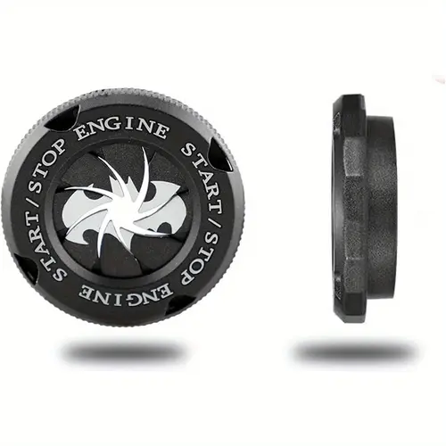 Rotary Engine Start-Stop Button Cover - Bat, Hero, Autobots Themed Vehicle Interior Accessory with Appearance Boost, Fits Cars & Motorcycles, Ignition Key Switch Accessory