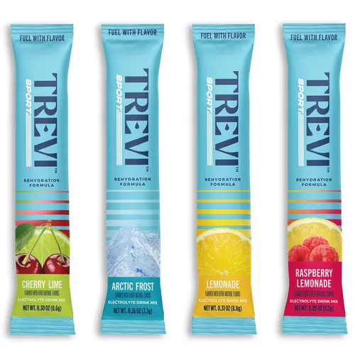 TREVI Sport Sugar Free Electrolytes - Rehydration Powder Packet Drink Mix  - 20 Count / 8 Count - Variety Pack