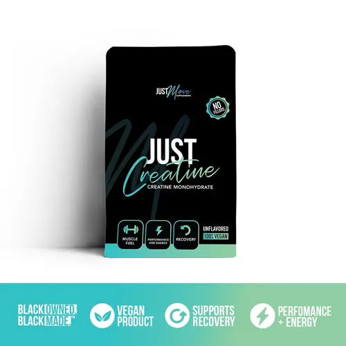 Just Creatine Monohydrate Unflavored Edible Dietary Supplement Powder - 60 Servings, Gluten-Free Nutrition Supplement, Muscle Boost Recovery, Stamina & Strength Support, Energy Enhancement, Gluten Free Supplement, Stamina Supplements