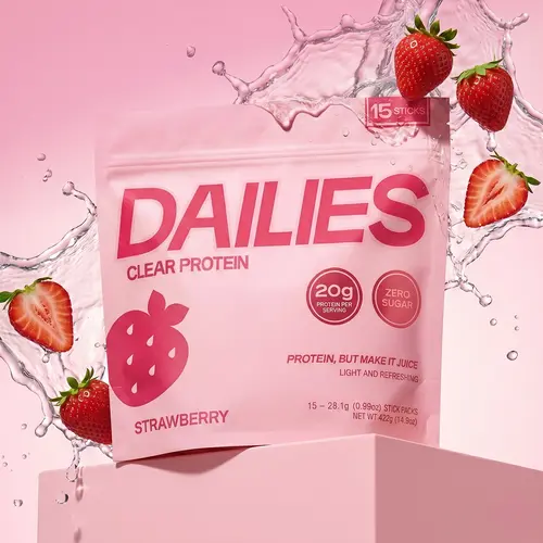 Dailies Clear Protein - 20g Premium Whey Isolate - Fresh Variety of Flavors